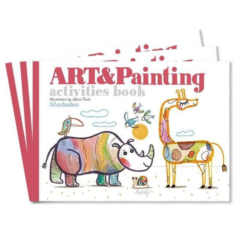 Libro de actividades Art&amp;painting de Londji en Libélula Azul