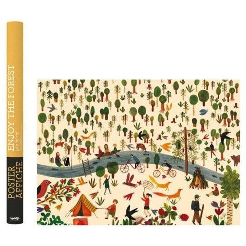 Poster Enjoy the forest de Londji en Libélula Azul