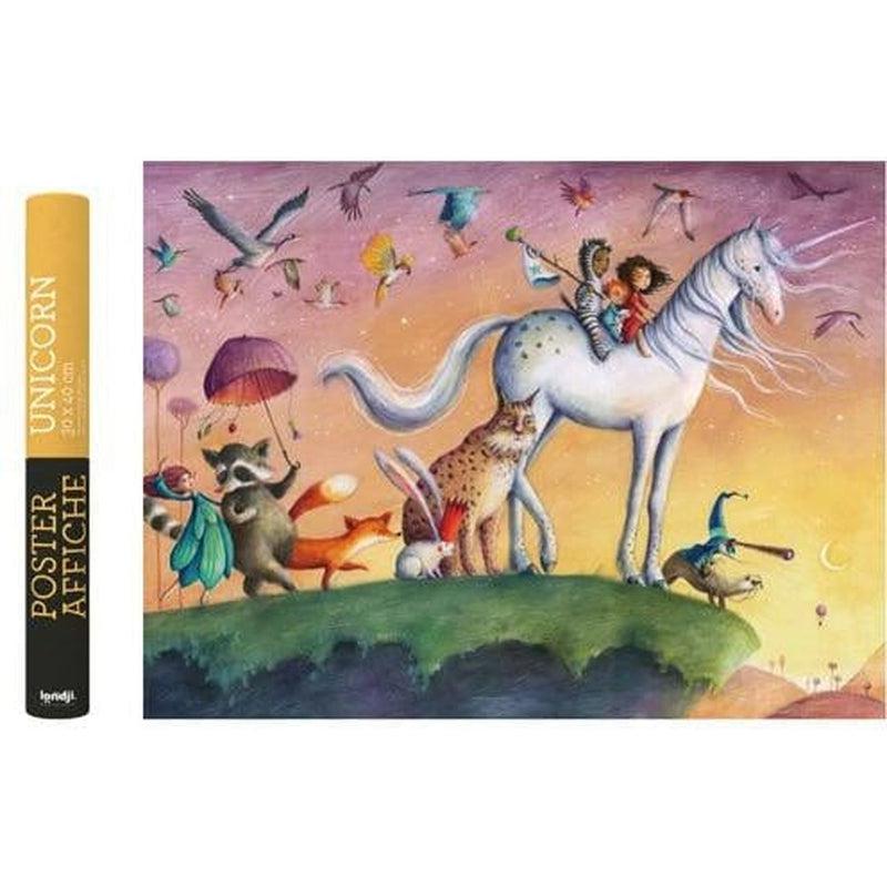 Poster Unicorn de Londji en Libélula Azul