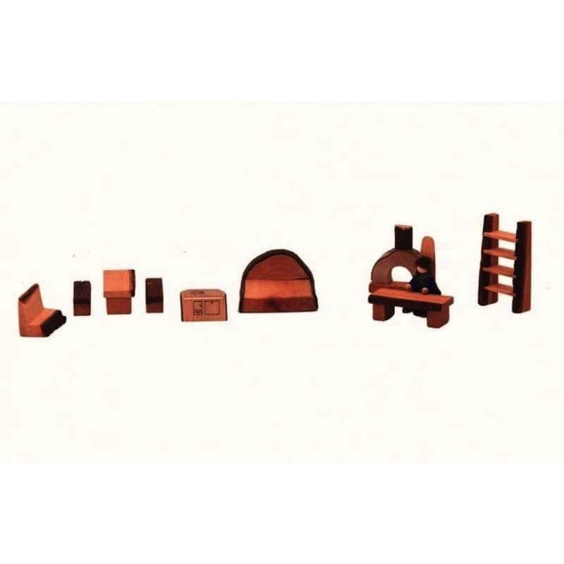 Mobiliario para casita de Magic Wood en Libélula Azul
