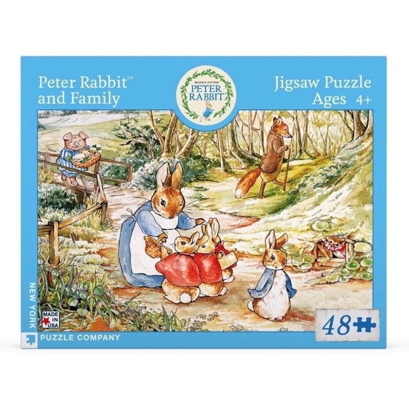 Puzzle Peter Rabbit y su familia
