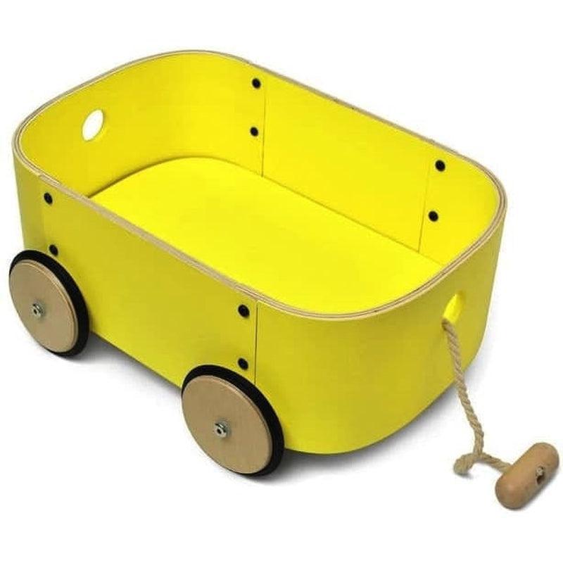 Carro de arrastre lupe amarillo