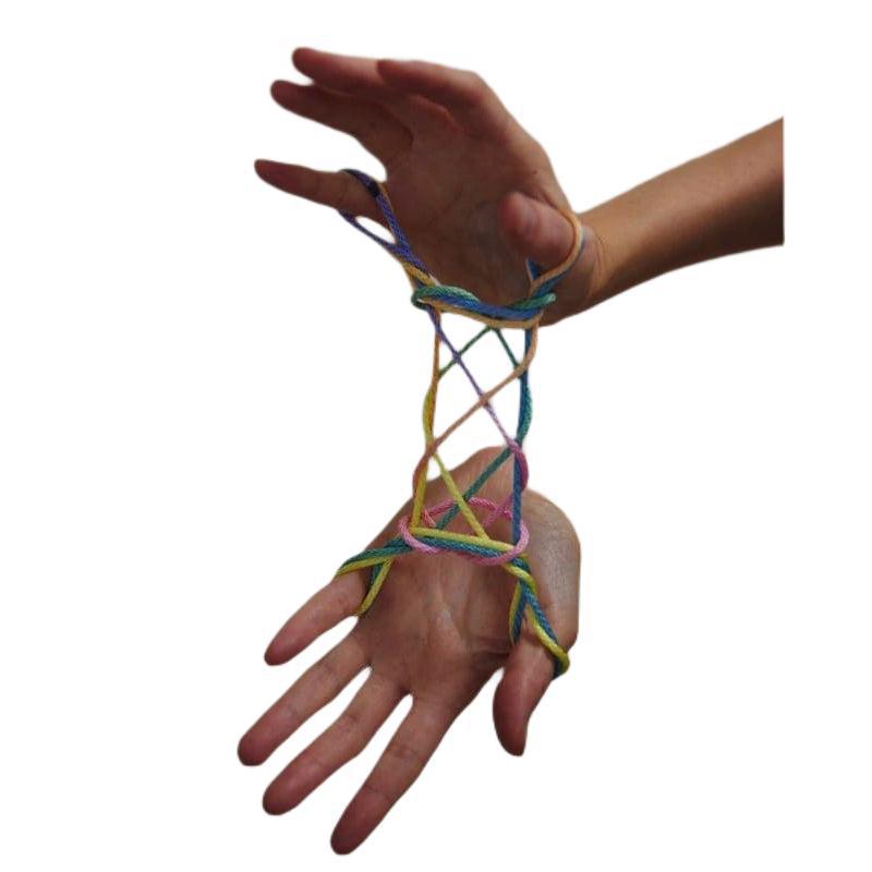 Juego de mano arcoiris