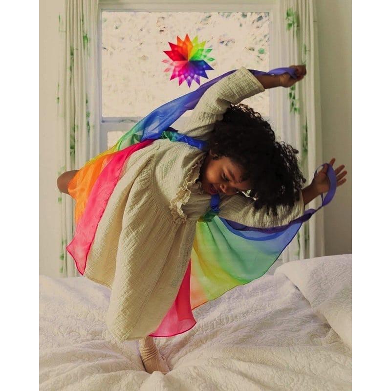 Alas arcoiris de Sarah's Silks en Libélula Azul