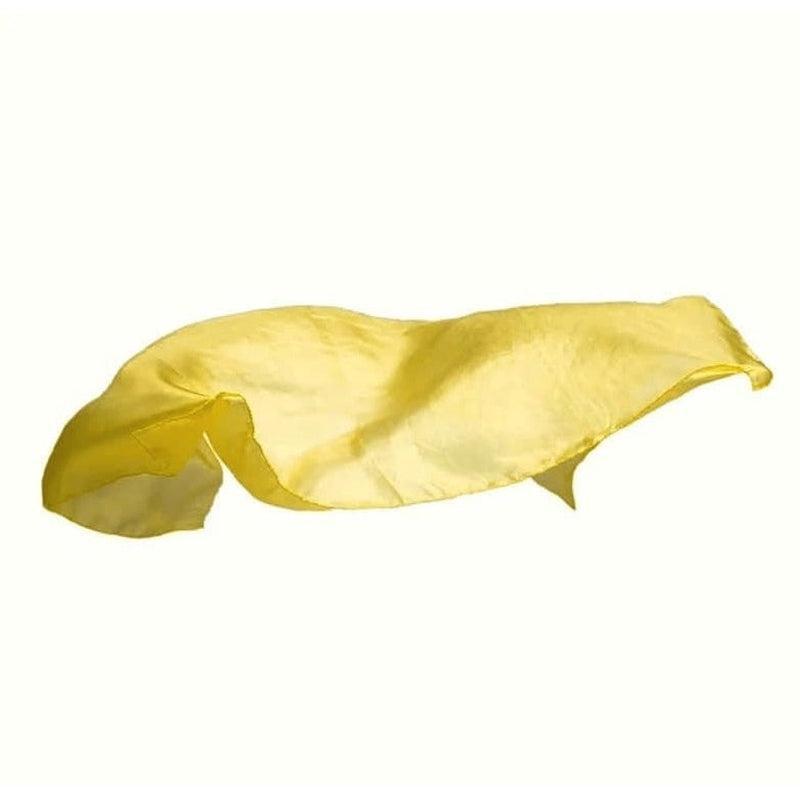 Pañuelo grande amarillo claro de Sarah&#39;s Silks en Libélula Azul