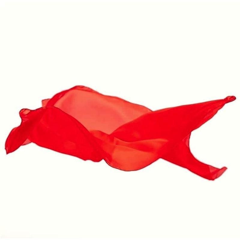 Pañuelo grande rojo de Sarah&#39;s Silks en Libélula Azul
