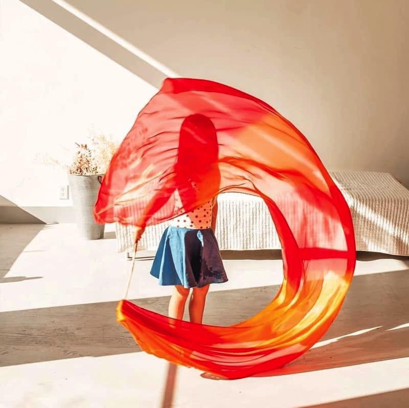 Pañuelo gigante encantado fuego