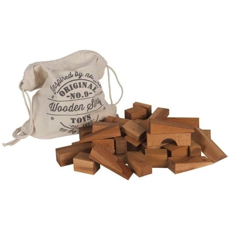 Bloques naturales xl en saco 50 piezas