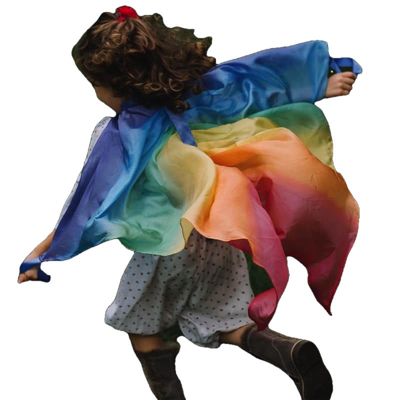 Alas arcoiris de Sarah's Silks en Libélula Azul